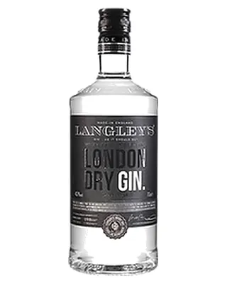 Langleys Dry Gin Langley's bottle