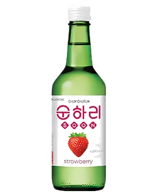Soju Strawberry Soju bottle